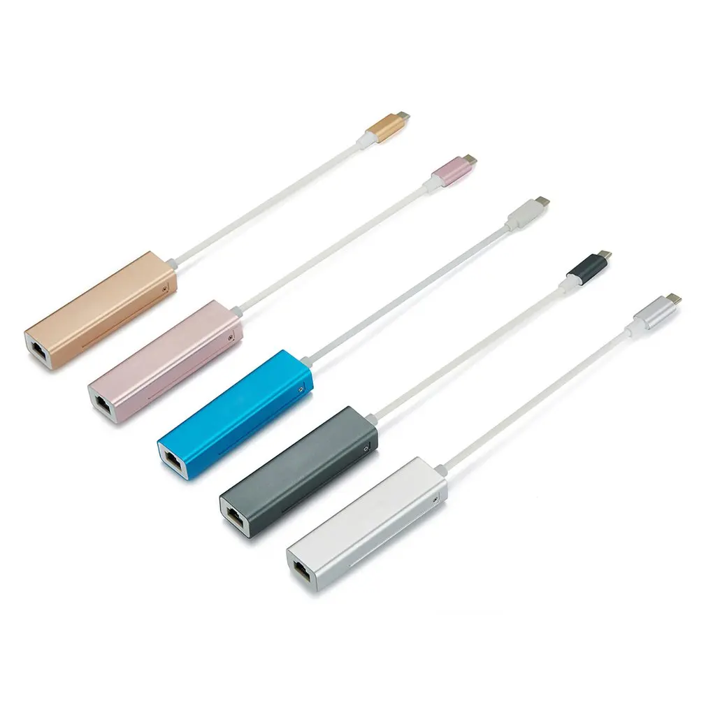 24pin USB3.1 тип-c Gigabit Ethernet USB-C адаптер к RJ45 Соединительная плата локальной компьютерной сети адаптер для Macbook ноутбук ПК