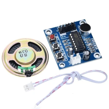

ISD1820 recording module voice module the voice board telediphone module board with Microphones + Loudspeaker