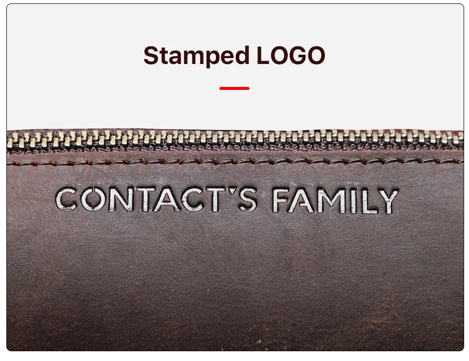 CONTACT'S FAMILY – Vintage-Stifteetuis aus echtem Leder für Mädchen und Jungen, zur Aufbewahrung von Stiften, als Stifthalter, Schultaschen für Schreibwaren. – Detail 16