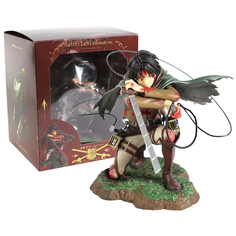 Attack On Titan Levi Ackerman Fortitude Ver Pvc Figure Collectible Model Toy Aliexpress Toys Hobbies