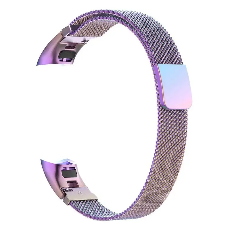 Яркий Магнитный браслет из нержавеющей стали ремешок для huawei Honor Band 5/4ENC стандартная версия/CRS-B19/CRS-B19S - Цвет: Яркий