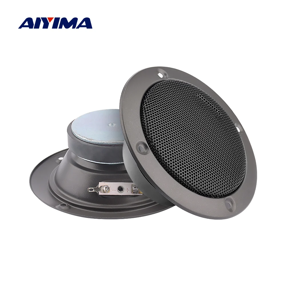 AIYIMA 2Pcs 3 4 5 Inch Midrange Bass Speaker