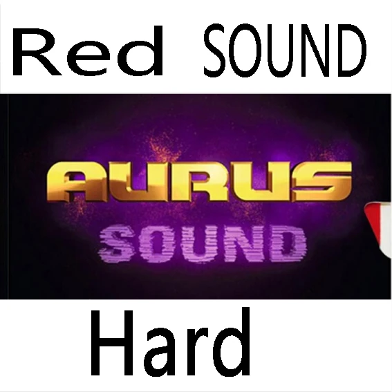 Sound Red Hard Tibhar настольный теннис резиновый Aurus звук мягкая ракетка для пинг понга прыщи в резине - Цвет: Sound Red Hard
