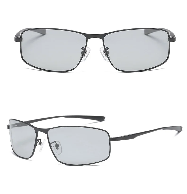 Photochromic Sunglasses Men Polarized Chameleon Glasses Male Change Color Sun Glasses Day Night Vision Driving Goggles Eyewear