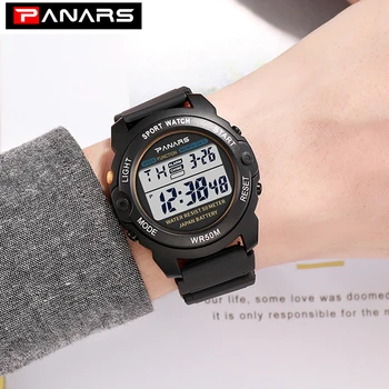 

PANARS Men's Watch Luxury Brand Student Outdoor Shockproof Waterproof Watch Men Sports Watches Women Relogio Masculino Digital