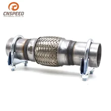 Модифицированные автомобильные части выхлопной трубы из нержавеющей стали 45*100*200 двухслойные ткацкие гофрированные трубы