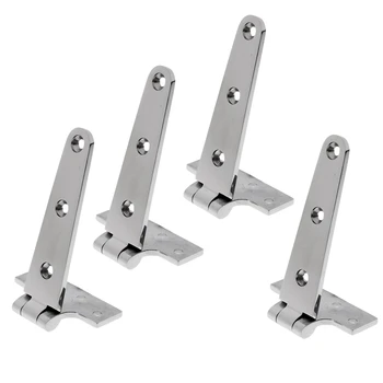 

4 Pieces Marine Grade 316 Stainless Steel Door Hatch Hinge Boat/Yacht Hardware High Polished Surface Professional