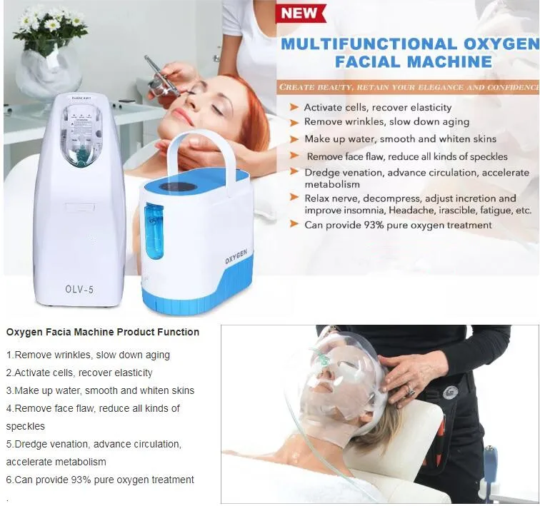 oxygen concentrator facial jet