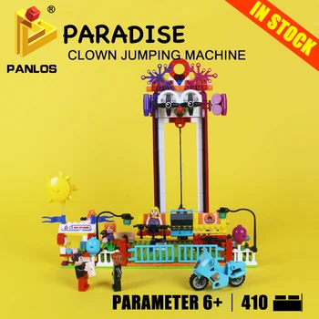 

Dropshipping PARADISE CLOWN JUMPING MACHINE Creative Blocks Educational DIY Bricks kids Building Toys hobbies