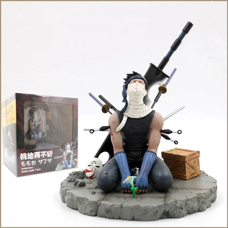 19cm Naruto Action Figure Momochi Zabuza Pvc Japanese Anime Naruto Collectible Model Toys Desktop Decoration Action Toy Figures Aliexpress