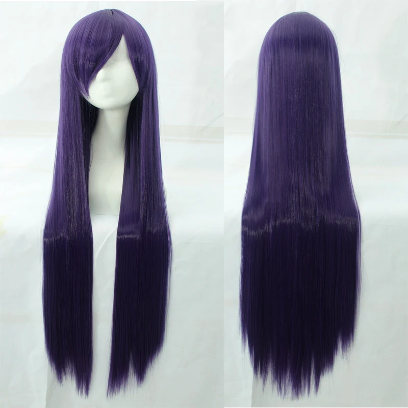 Парик для косплея из синтетических волос Inu x Boku SS Ririchiyo Shirakiin Riricho 100 см фиолетовый