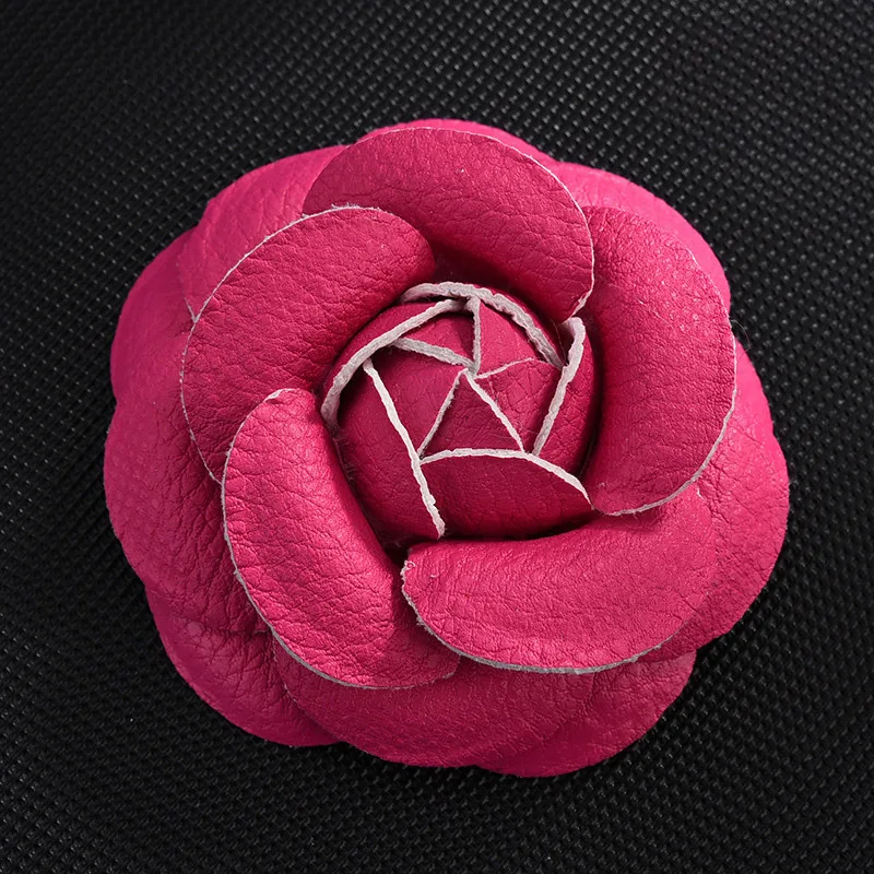 6,5 см Роза из полиуретана голова большой красный искусственный цветок розы, аппликация кожа ремесла поддельные цветы головы для DIY Colthes обувь шляпа Декор - Цвет: Rose