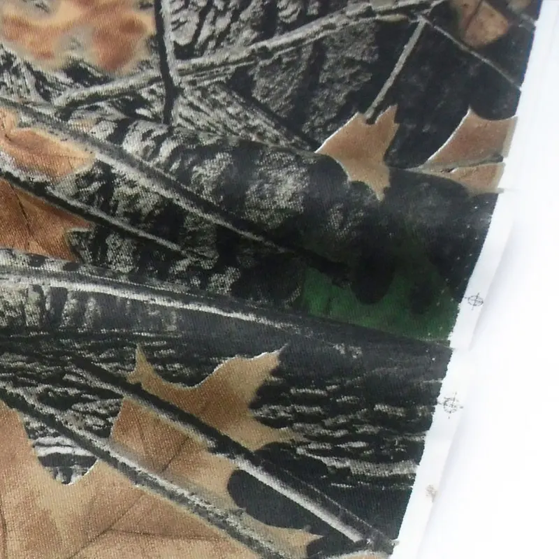 1,5 м ширина Bionic Camo ткань дерево листья камуфляж ткань для охоты Открытый скрытый чехол слепой