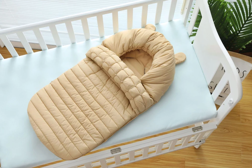 Baby Sleeping Bag Winter Envelope For Newborns Extract Envelope for Discharge Sleep Thermal Sack Cotton Kid In Baby Cart Blanket (11)