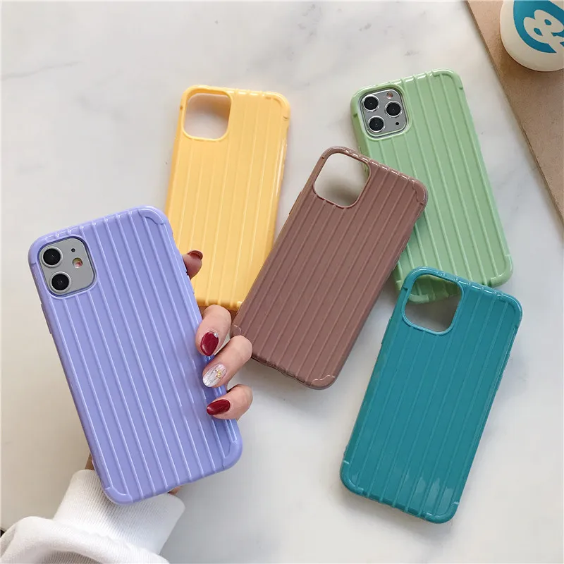 Премиум багаж-Форма Мягкий ТПУ чехол для телефона iphone 5C 6s plus 7 8 x xs 11 11pro max xr |
