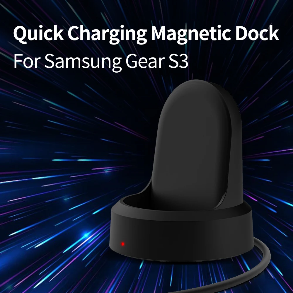 Bezdrátová rychlonabíječka SIKAI pro SamsuCng Gear S3 Klasická hraniční přenosná dokovací nabíječka pro dokovací stanici Samsung Gear S2
