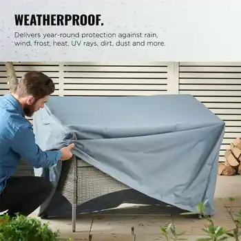 

New 600D PVC Bench~Cover Waterproof Outdoor Garden Patio Beach Sofa Chair Table Covers Protection Rain Snow Dustproof Cover New