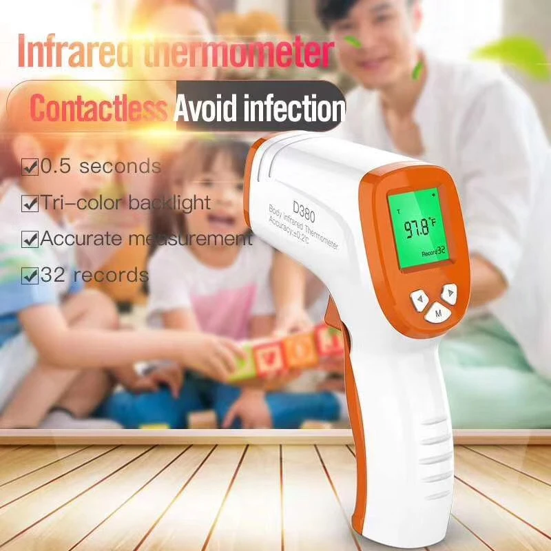 

Digital Non-Contact Thermometer Multi-Fuction Electric LED Screen Forehead Thermometer Body Infrared Thermometer