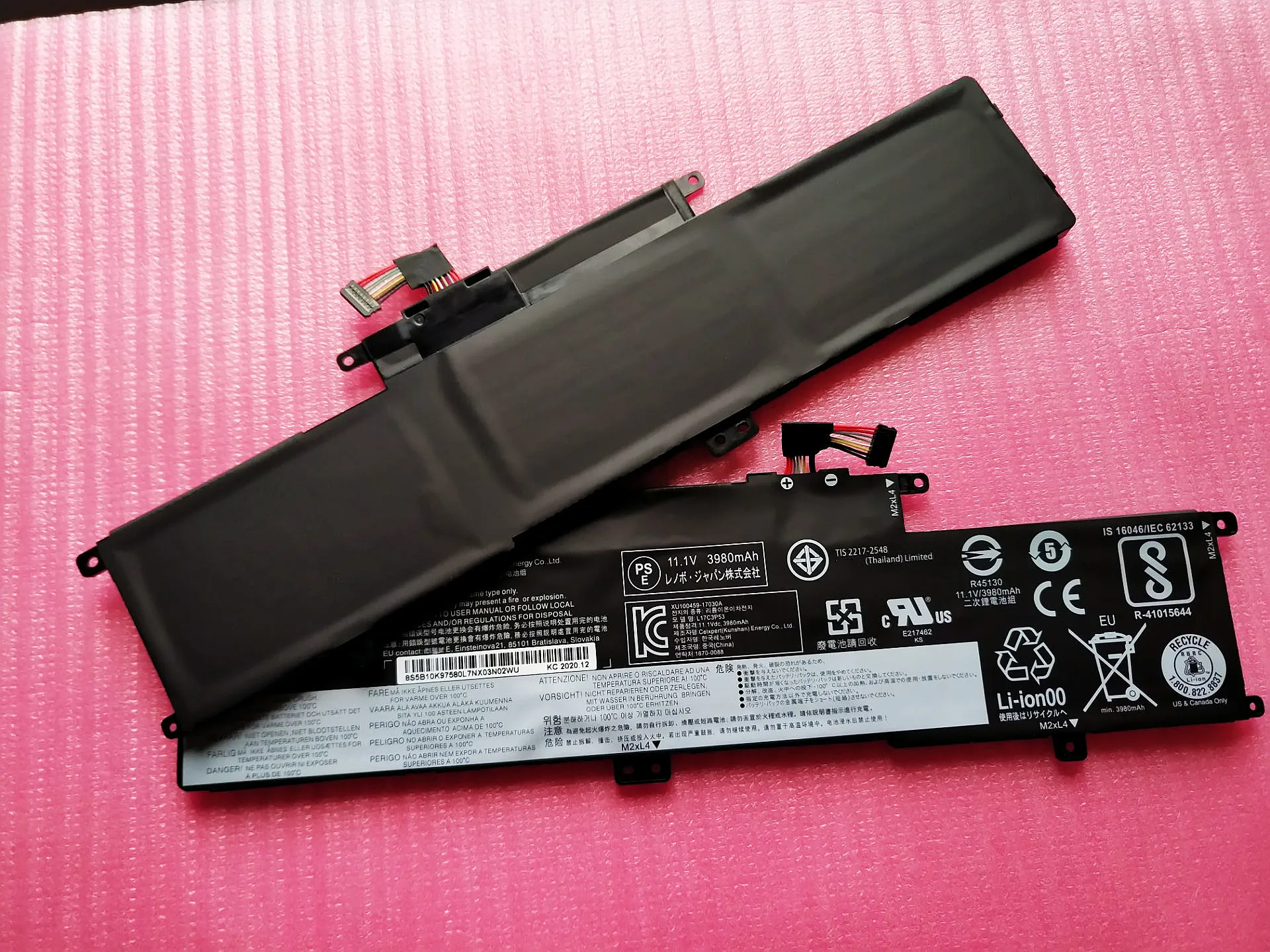Аккумулятор L17L3P53 L17M3P55 L17C3P53 для Lenovo Thinkpad S2 Yoga L380 L390 2018 Series 01AV481 01AV483 | Компьютеры и