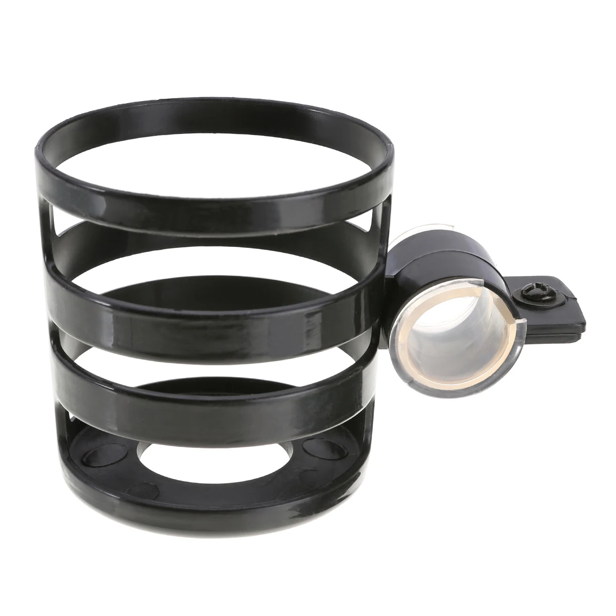 Adjustable Bike Bottle Rack Holder Black Plastic Bicycle Handlebar Drink Water Bottle Rack Holder Mount Drinking Cup Rack