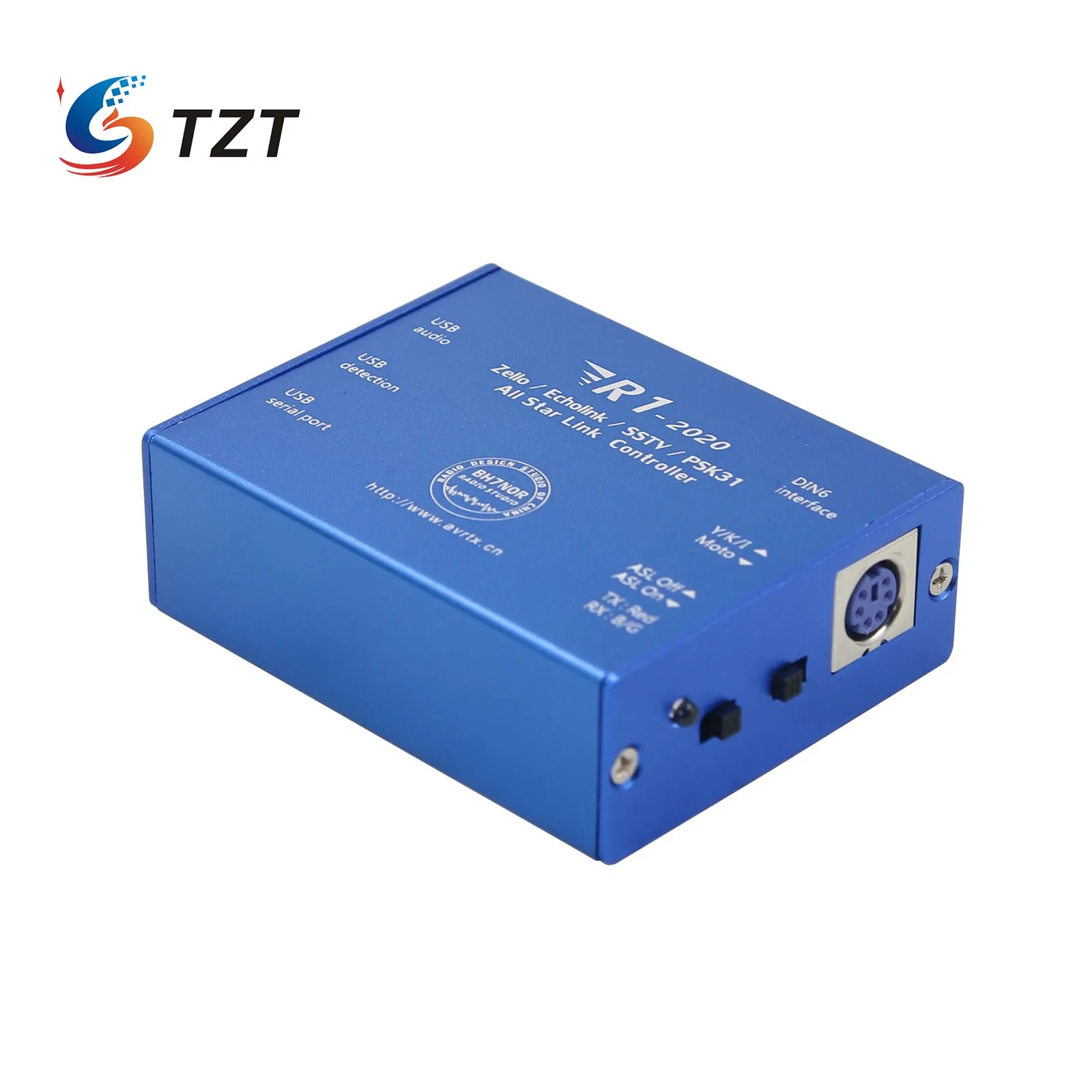 Controlador de Tzt para para Echolink & Zello yy Placa de Interface de Voz Controlador de Rádio-rede Usb Placa de Som Versão