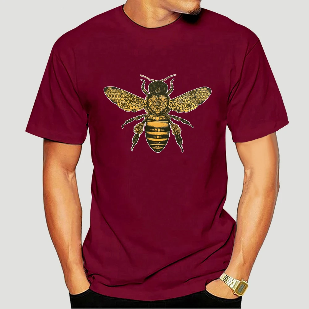 Let It Bee дайте ему быть пчела рубашка хиппи футболка фотографии размера плюс 5xl