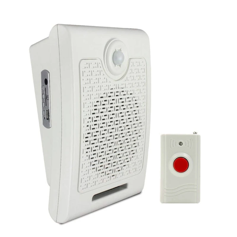 

New Waytronic Wall Mount Pir Motion Sensor Big Power Audio Amplifier Speaker For Public Place,Construction Site Reminder,Superma