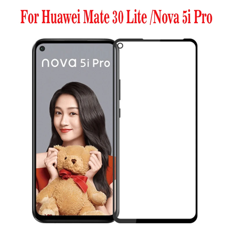 3D Tempered Glass For Huawei Mate 30 Lite /Mate30 Full Screen Cover Protector Film 30Lite /Nova 5i Pro | Мобильные телефоны и