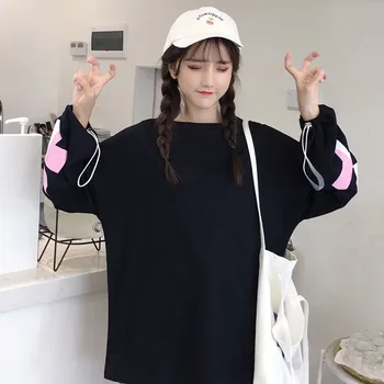 

Women Gray Hooded New brand Pocket Cat Letter Printed Hoodies men Casual Hoodies Sweatshirt Sportswear Male Fleece Hooded