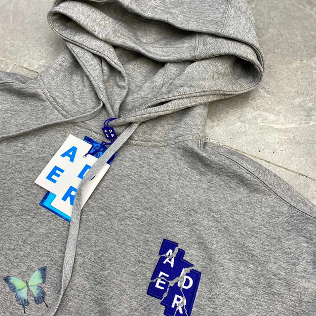 Embroidery Ader Error Hoodies Sweatshirts Crack Letters Casual Men Women Ader Error Hooded The Best Quality Label Tag 4