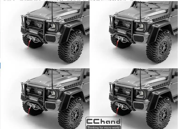 Светодиодный фонарь для 1/10 RC SCALE trx6 L70 LC80 гусеничный грузовик capo JKMAX TRX4 D110 D90 Tamiya cc01 cross 6x6 8x8 4x4