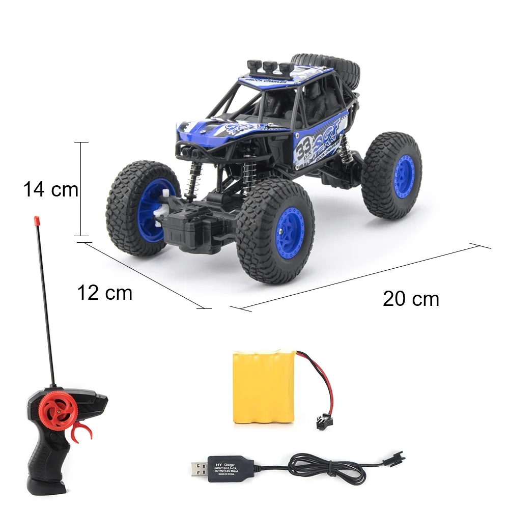 RC автомобиль 4WD 2 4 GHz 1:20 скалолазание Дистанционное управление внедорожник радио