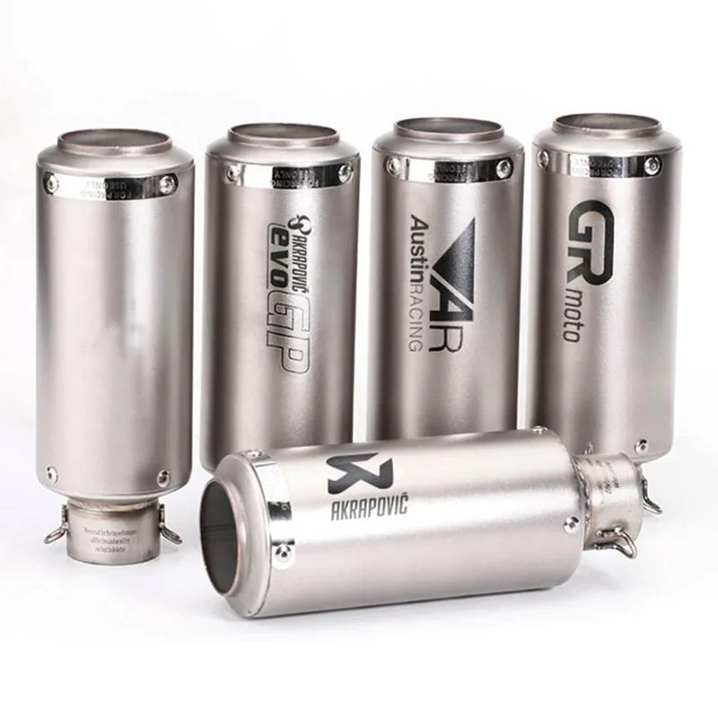 Мотоцикл выхлопная труба AR Escape Moto Akrapovic Универсальный GP 51 мм 60 мм углеродное волокно для Z900 Suzuki GSR 600 R6 BWS 125 ER6N GY6