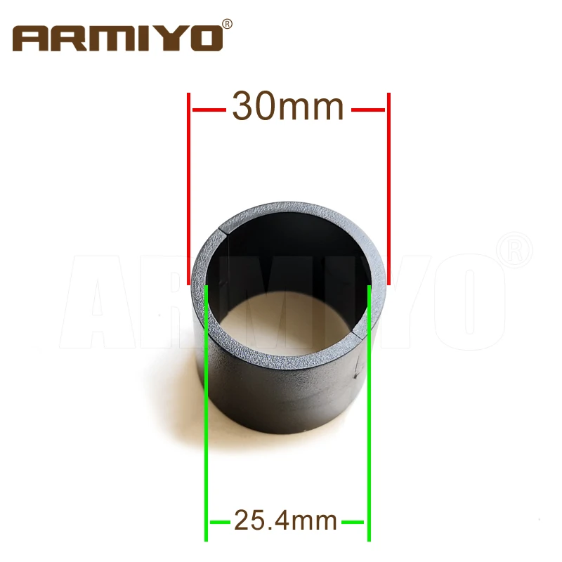 Armiyo Inside Dia 25.4mm Barrel Ring Torch Laser Flashlight Mount Adapter gun accessories For Outer Dia 30mm Scope Ring Hunting Accessories