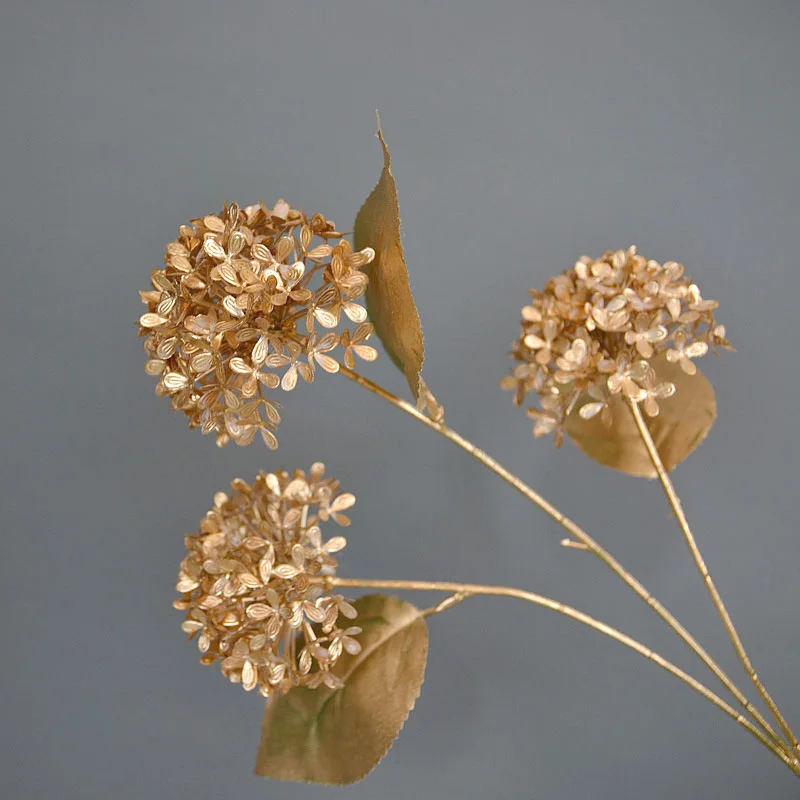1pcs Artificial Golden Plants