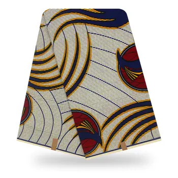 

Pretty Wax African Veritable Cotton Pritned Wax Fabric For Clothing SWV588(6Yards/lot)