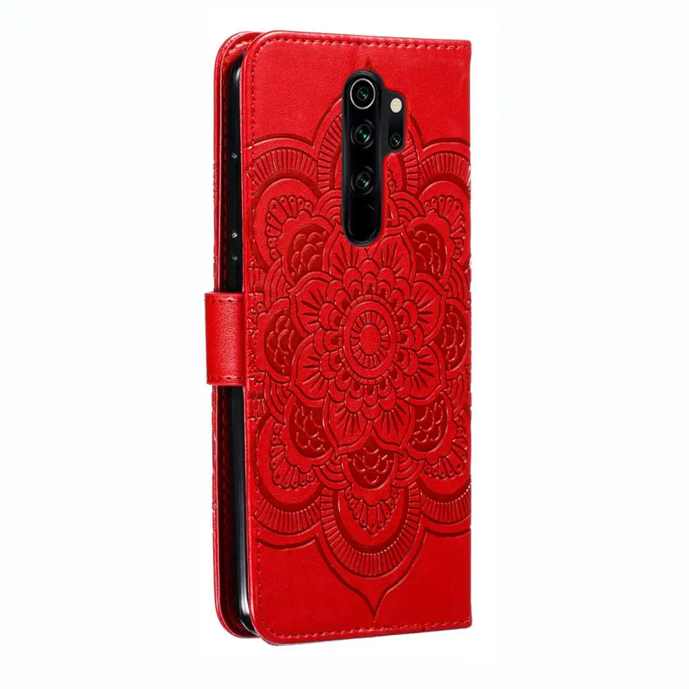 Кожаный чехол-книжка для Xiaomi Redmi Note 8, 7, 6 Pro, чехол для Redmi 6, 6A, 7, 7A Pro, K20, чехол-бумажник с объемным цветком для Xiaomi 9, Funda