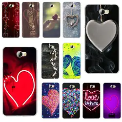 Мягкие Аксессуары для мобильных телефонов Huawei Honor 5A 5C 5X6 6A 6X7 7A 7C 7X8 8C 8X9 10 Lite тонкий Чехол I Love Ny Red Heart