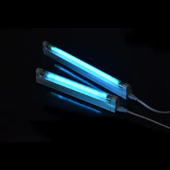 

8W UV Germicidal Light T5 Tube With Fixture UVC Disinfection Sterilizer Kill Dust Mite UV quartz lamp For Hospital Bedroom 220v