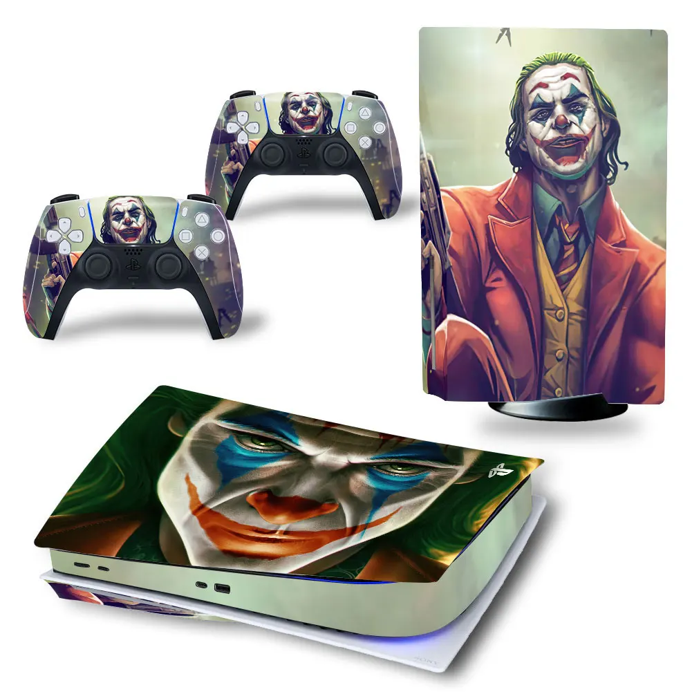 Marvel Spiderman PS5 Disk Skin Sticker Decal Cover for PlayStation 5 Console and 2 Controllers PS5 Disk Skin Sticker Vinyl 