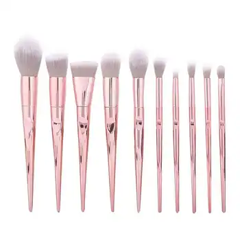

10pcs Makeup Brush Set Professional Makeup Brushes Professional Ergonomic Handle Premium Fiber Cosmetic Brushes Kit