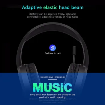 

A9 Gaming Headsets With Light Mic Deep Bass Headphones Stereo Earphones For PC Computer Gamer Laptop PS4 For New X-BOX