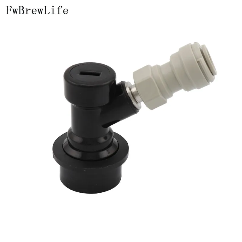 Ball Lock Disconnect Set,Home brew Beer Dispenser Corny Cornelius Keg Connector with FFL 38 516 push-fit and Swivel Nuts (12)