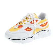 Прогулочные кроссовки; женская обувь из искусственной кожи; sapato feminino; обувь для бега; chaussures femme Sapatos; женская спортивная обувь