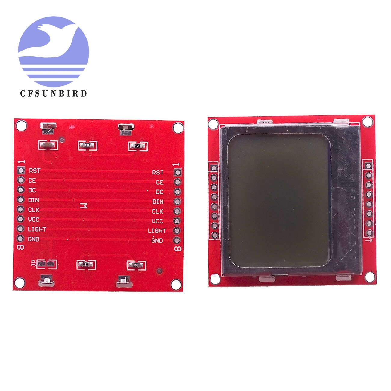 Умная электроника LCD модуль Дисплей монитор белый устройство подсветки PCB 84*48 84x84 Nokia 5110 Экран для Arduino