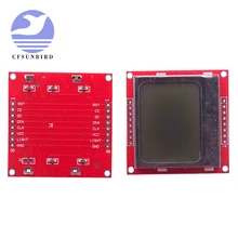 Умная электроника LCD модуль Дисплей монитор белый устройство подсветки PCB 84*48 84x84 Nokia 5110 Экран для Arduino