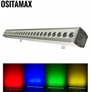 

LED Wash Light RGBW 4IN1 24X4W Outdoor Wall Washer Color Change DMX512 Professional Lighting for Bar Stage IP65 Wall Washer