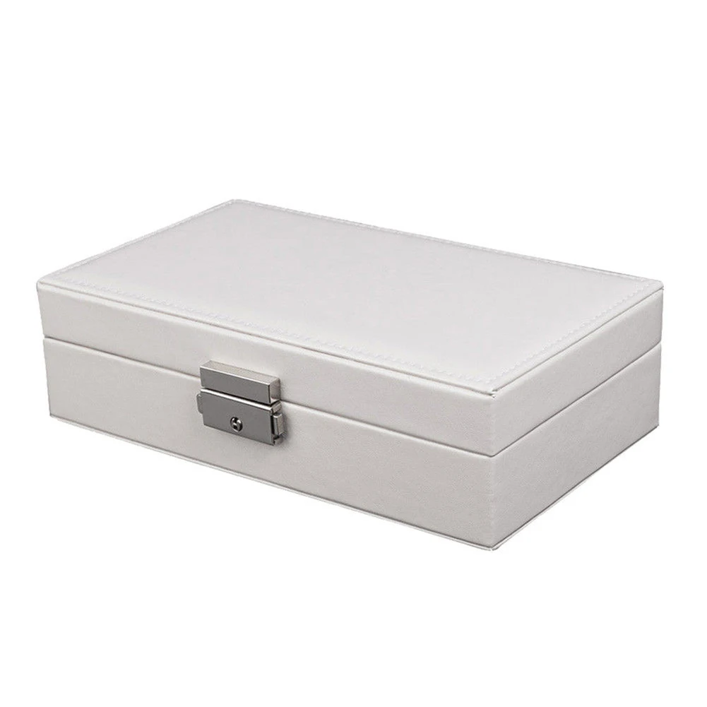 

Ornaments Jewelry Box Multifunctional Simple Portable Travel Storage Case Organizer