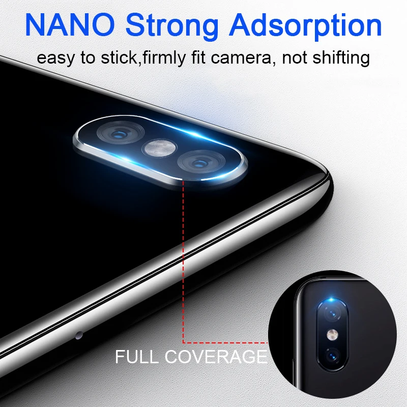 Camera Lens glass for Xiaomi Mi Max 3 mix 2 3 Back-Protector on xaomi 5X 6 6X protective film for xiomi 8 lite 8SE Mi9 SE glass (2)