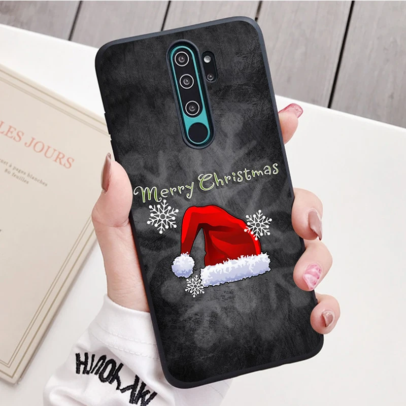 Chúc Giáng Sinh Silicone Ốp Lưng Điện Thoại Redmi Note 8 7 Pro S 8T Cho Redmi 9 7A Bao vỏ